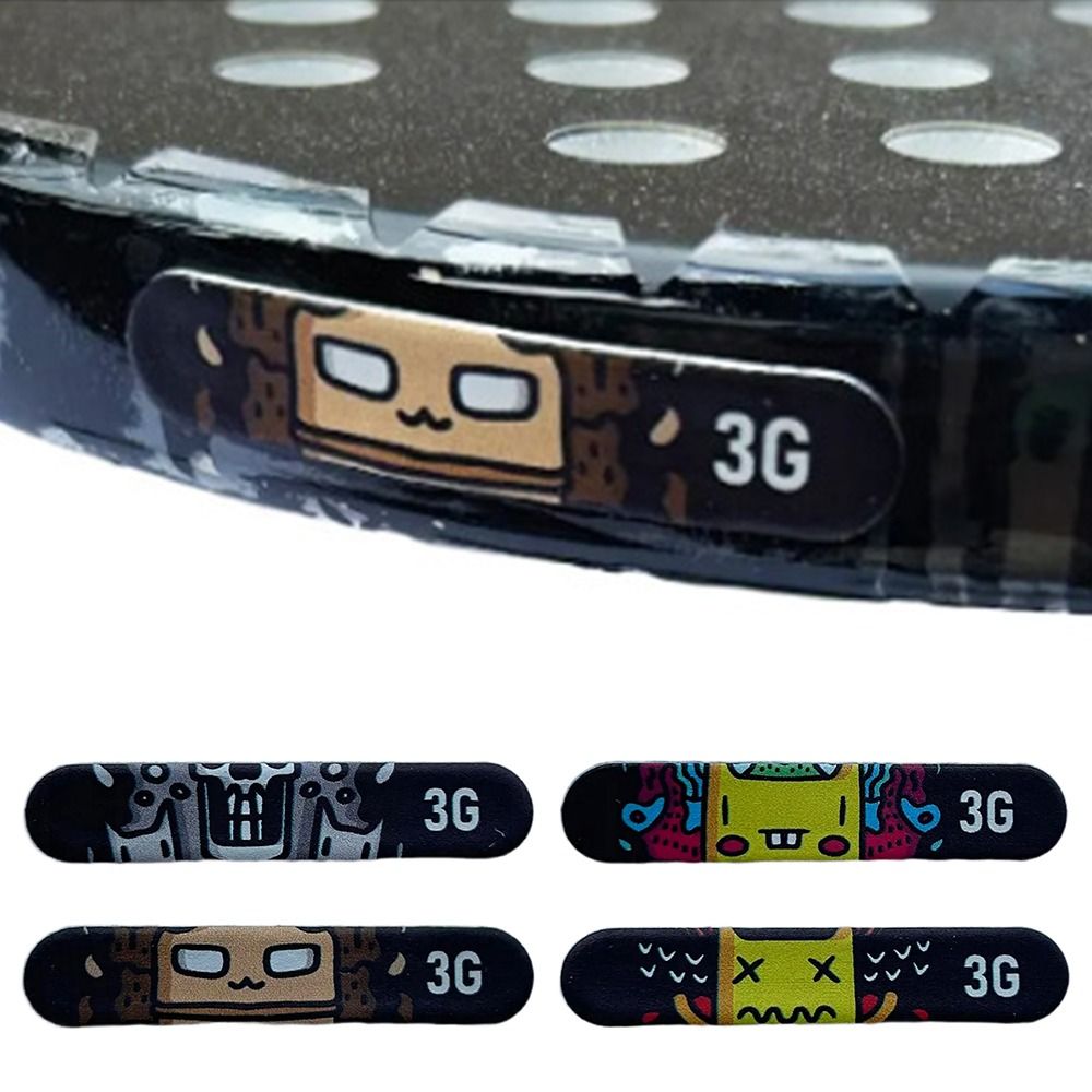 Heavy Equipment Stickers - 6PCS 만화 테니스 라켓 무게 조절