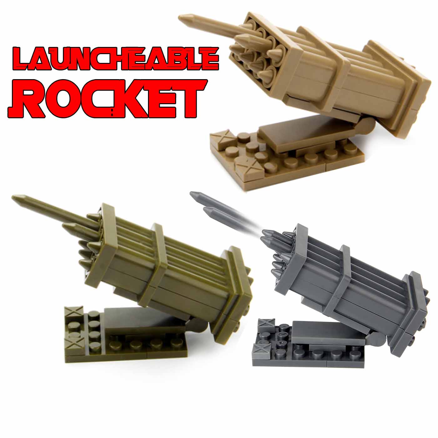 Heavy Equipment Certification - 블록 조립 MOC 개틀링 로켓 발사