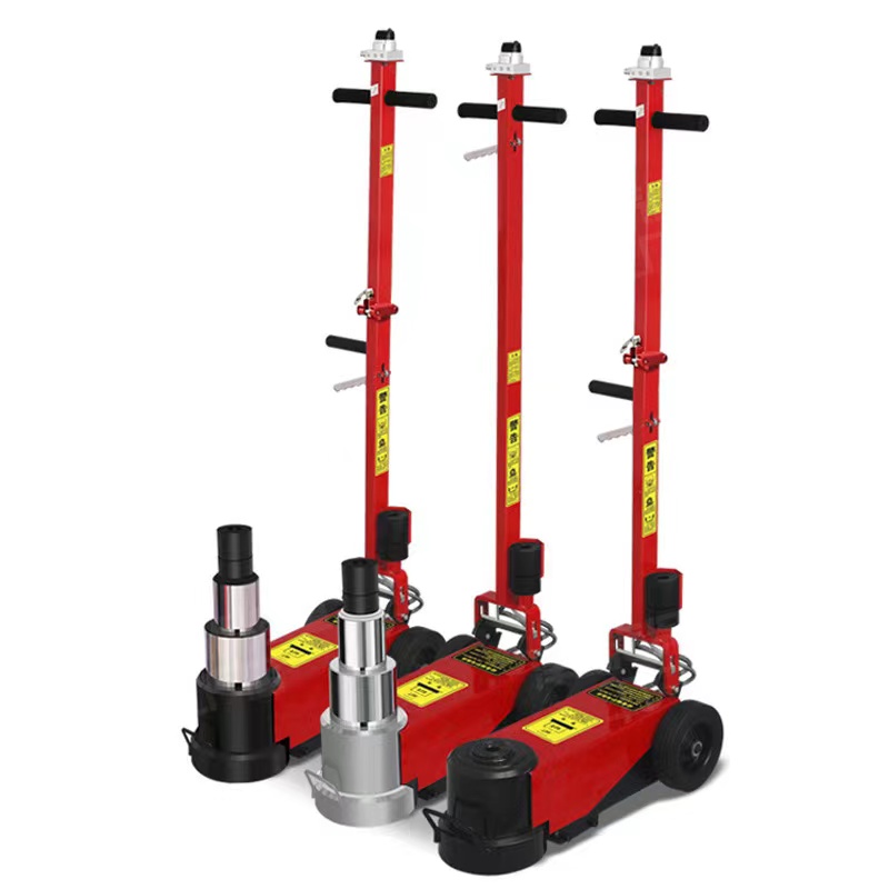 Hydraulic Floor Jack - 80톤 공압식 버스 리프트 잭 오일-워터