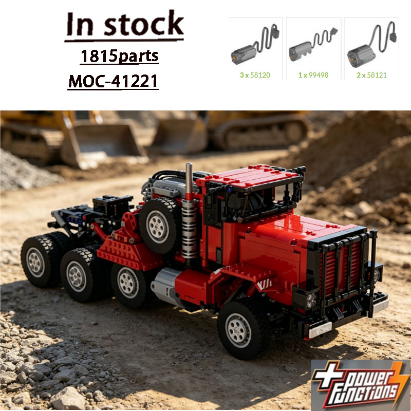 MOC-41221M911레드 에디션 중장비 운송 트럭  - Heavy Equipment Certification 리뷰 및 가격