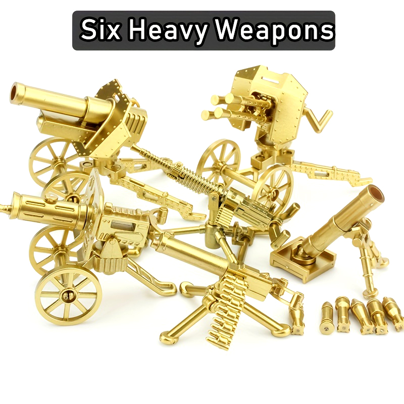 MOC 군사 장비 시리즈 2차 세계대전 중기관총 조립  - Heavy Equipment Certification 리뷰 및 가격