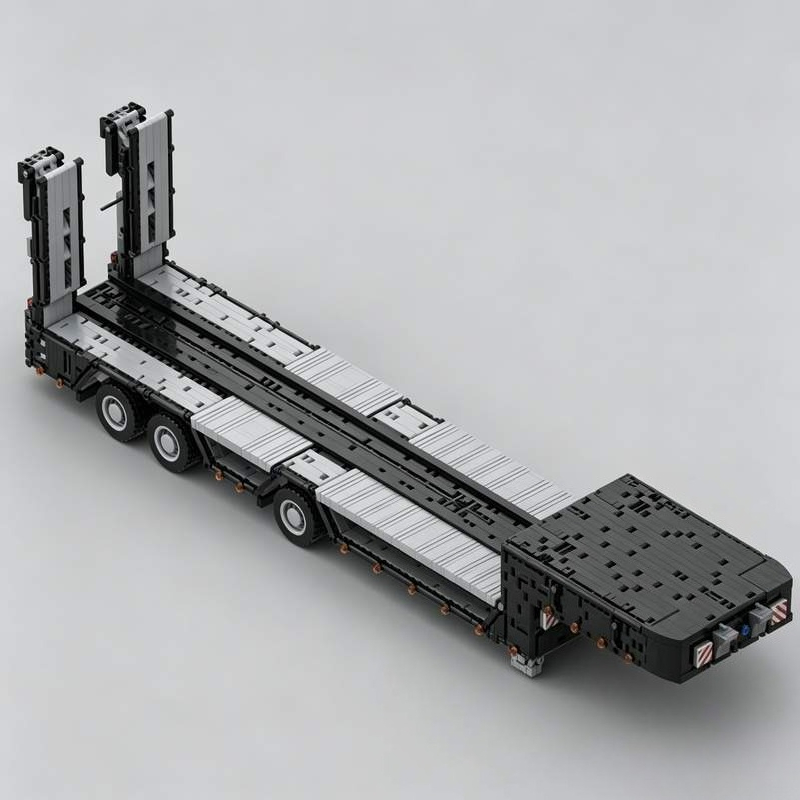 3931파츠 로우보이 트레일러 중장비 운송 모델 MOC - Heavy Equipment Certification 리뷰 및 가격