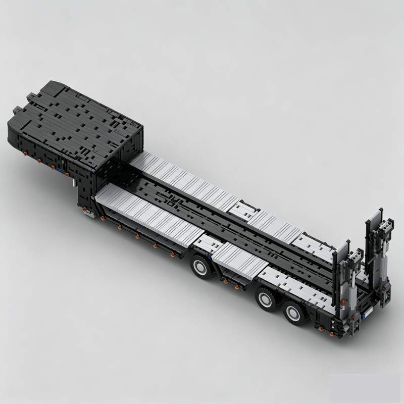 3931파츠 로우보이 트레일러 중장비 운송 모델 MOC - Heavy Equipment Certification 리뷰 및 가격