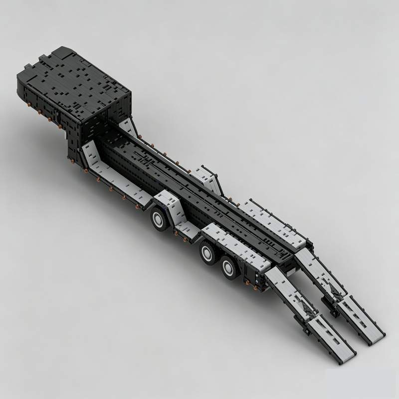 3931파츠 로우보이 트레일러 중장비 운송 모델 MOC - Heavy Equipment Certification 리뷰 및 가격