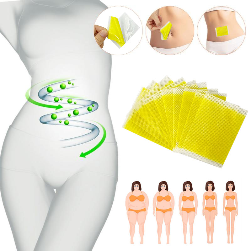 10Pcs = 1Bag 슬리밍 패치 바디 조각 배꼽 스 - Heavy Equipment Stickers 리뷰 및 가격